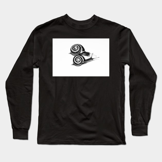 Snail Duo Long Sleeve T-Shirt by LaurieMinor